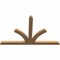 Ekena Millwork Richland Timber Gable Bracket, Western Red Cedar, 96"W x 60"H x 3 1/2"D x 5 1/2"F, 15/12 Pitch GBW096X60X0406RIC00SWR - alternate 5